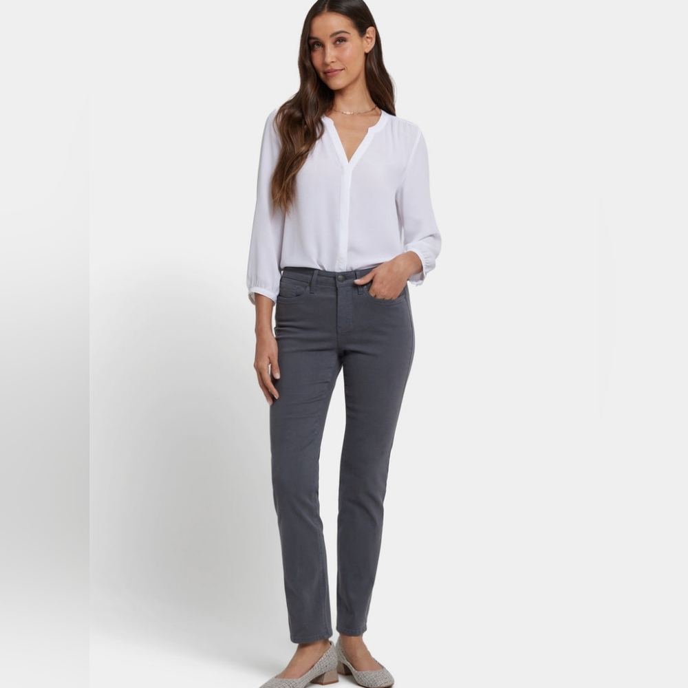 NYDJ Charcoal Gray Lift Tuck Legging – Slimming Ponte, Size 12